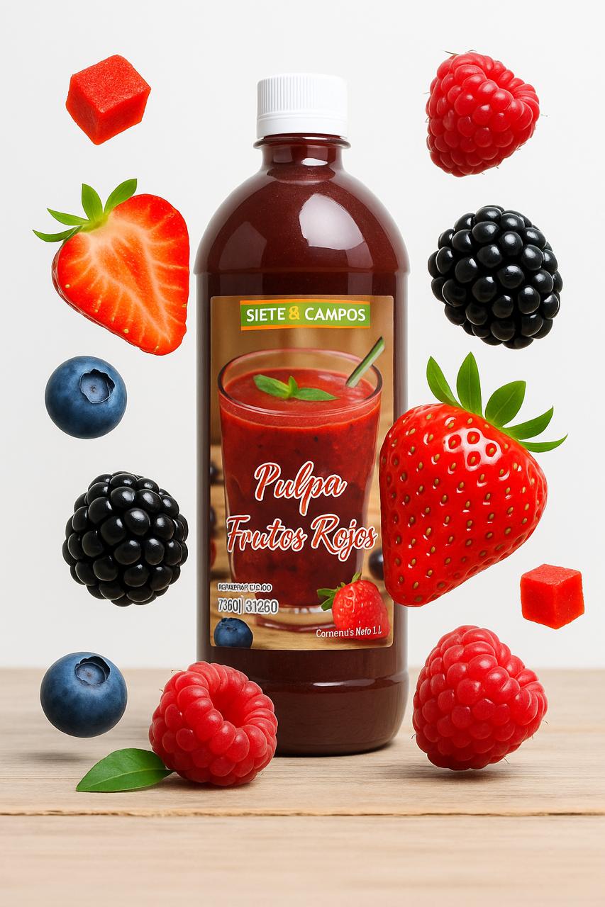 Pulpa de frutos rojos