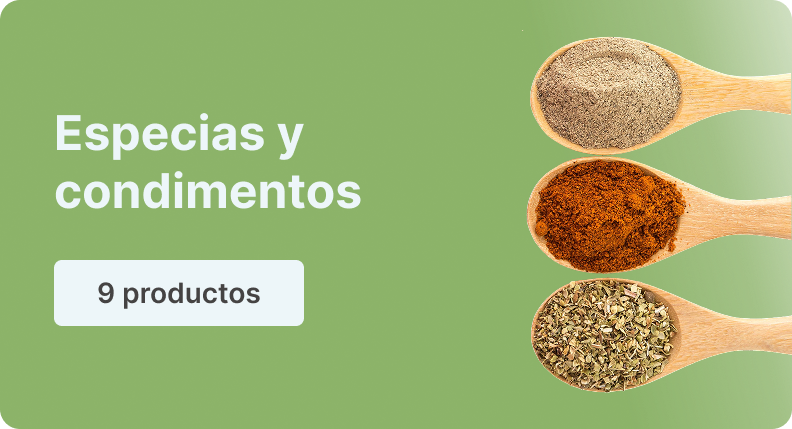 Especias y condimentos