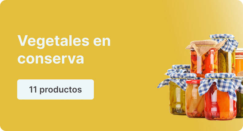 Vegetales en conserva